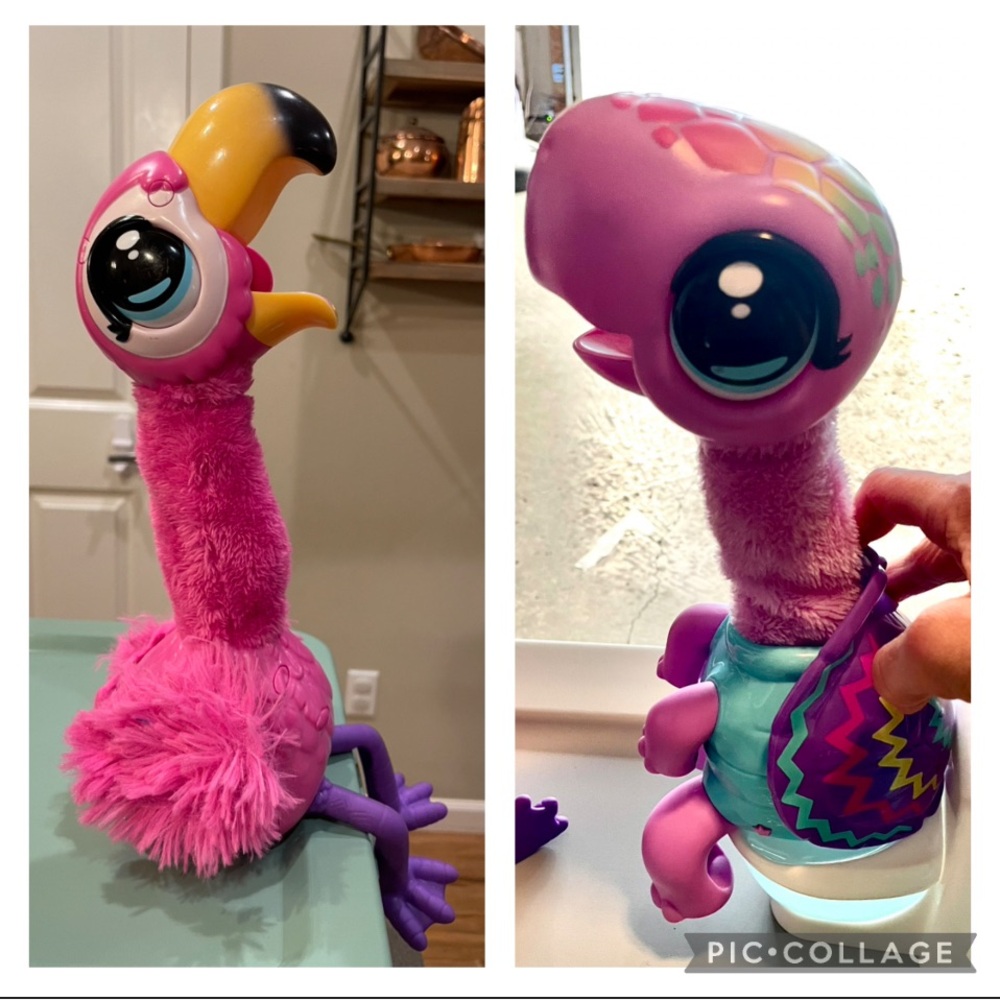 Live Little Pets Gotta Go Turdle & Flamingo - complete set